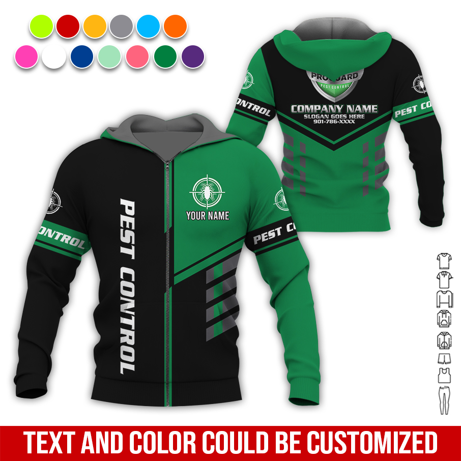 Custom Pest Control Service Best Uniform 3D Hoodie - photo 105