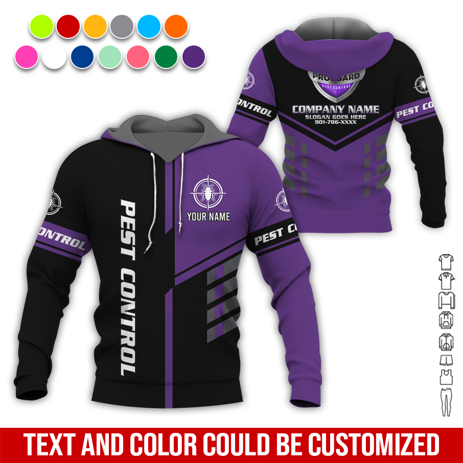 Custom Pest Control Service Best Uniform 3D Hoodie - photo 113