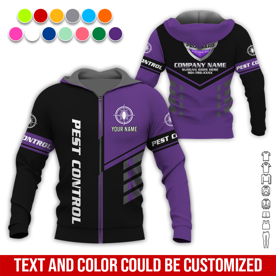 Custom Pest Control Service Best Uniform 3D Hoodie - photo 114