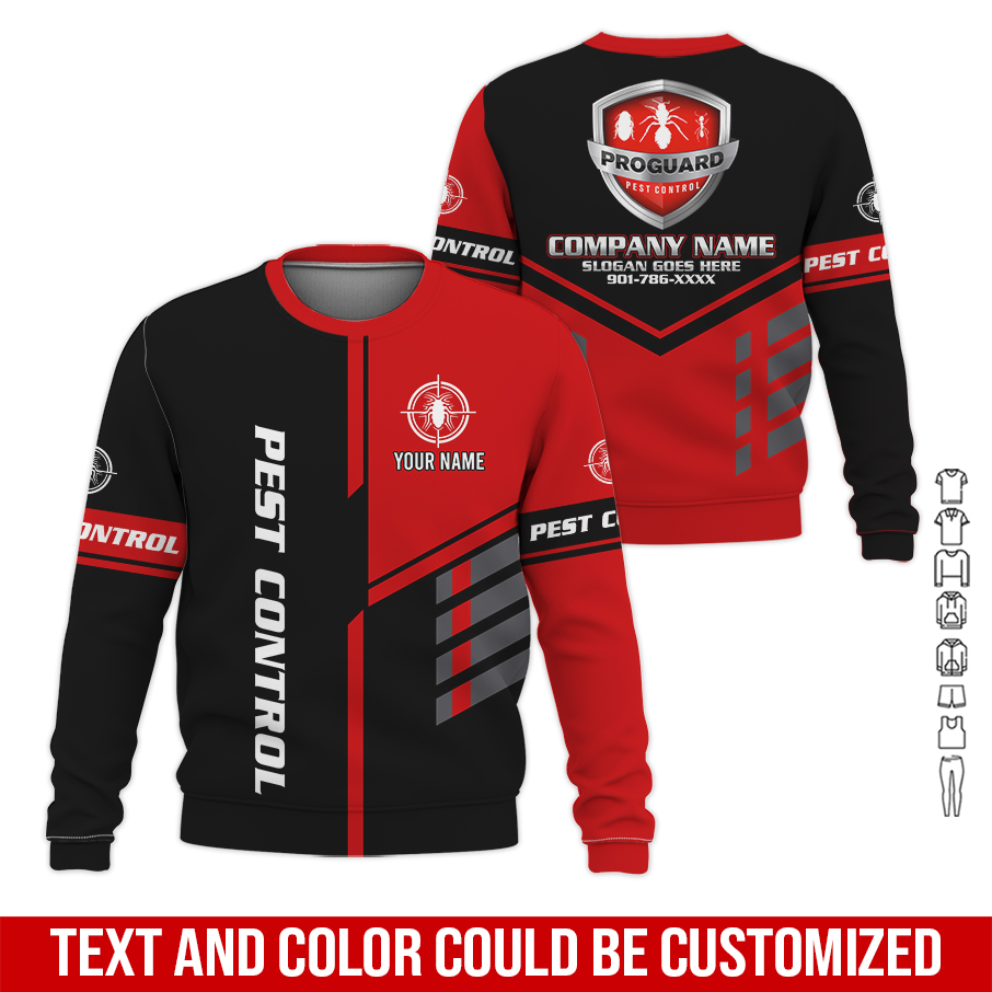 Custom Pest Control Service Best Uniform 3D Hoodie - photo 13