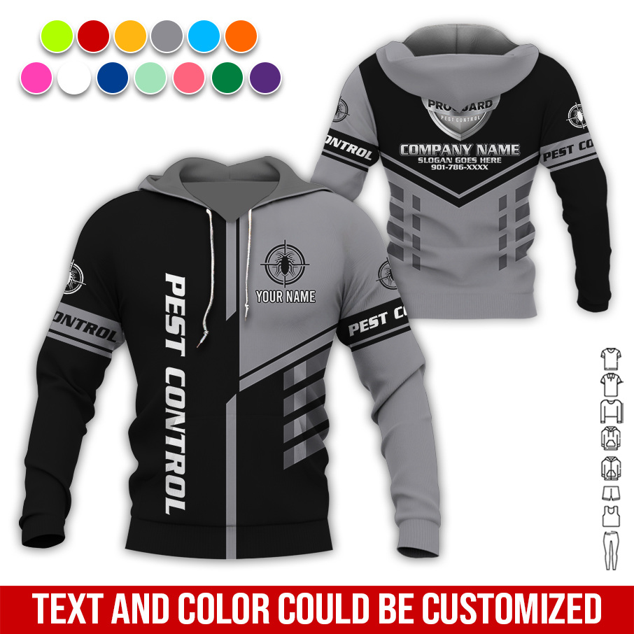 Custom Pest Control Service Best Uniform 3D Hoodie - photo 32