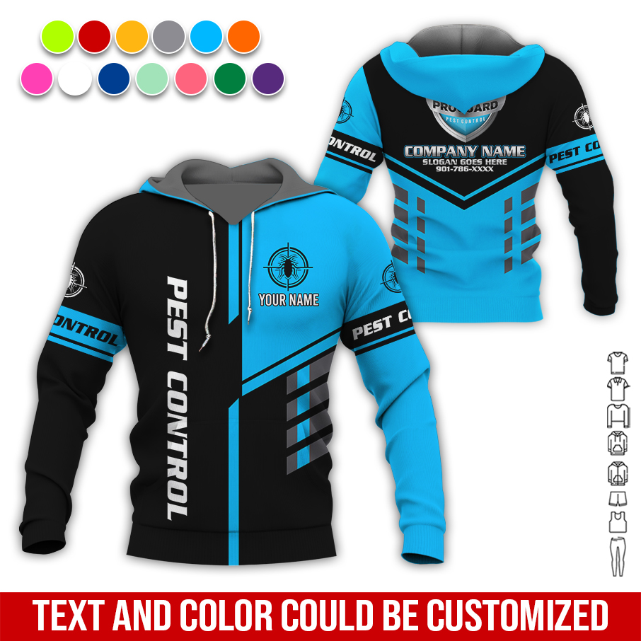 Custom Pest Control Service Best Uniform 3D Hoodie - photo 41