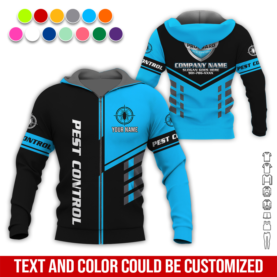 Custom Pest Control Service Best Uniform 3D Hoodie - photo 42