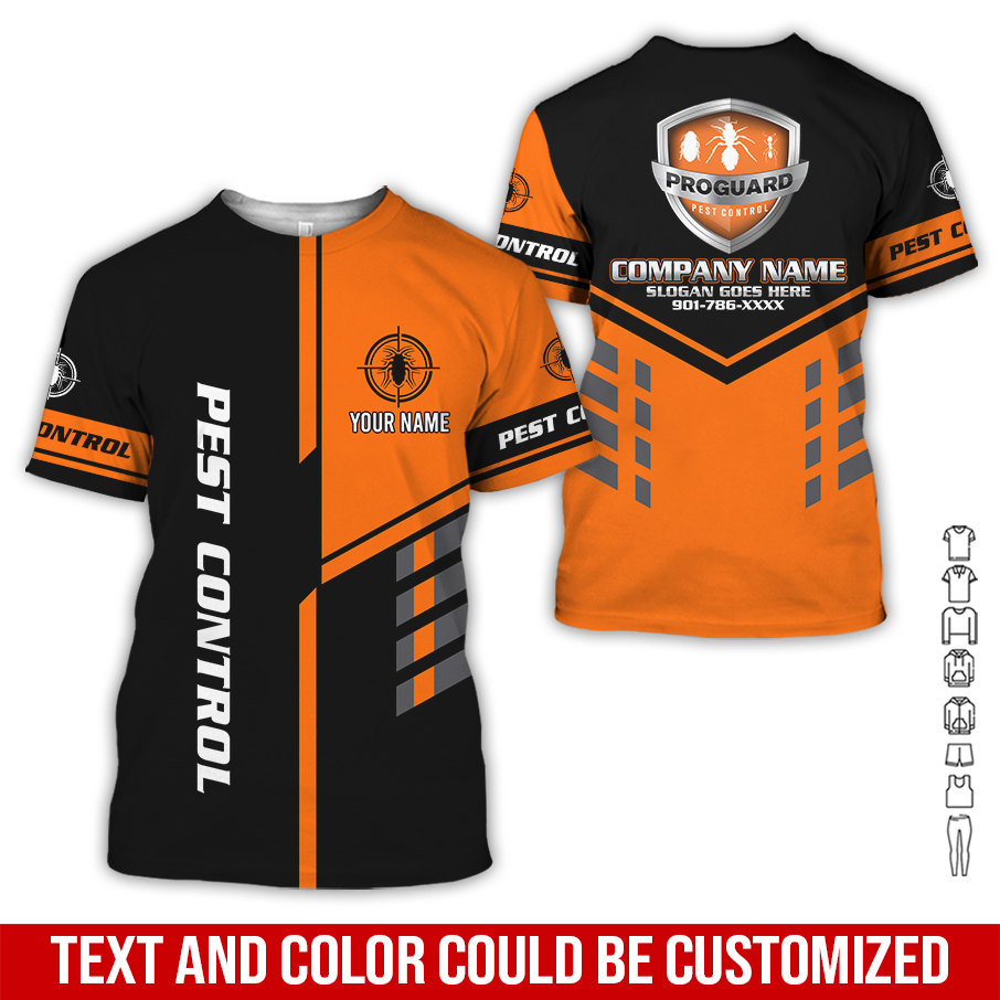 Custom Pest Control Service Best Uniform 3D Hoodie - photo 46