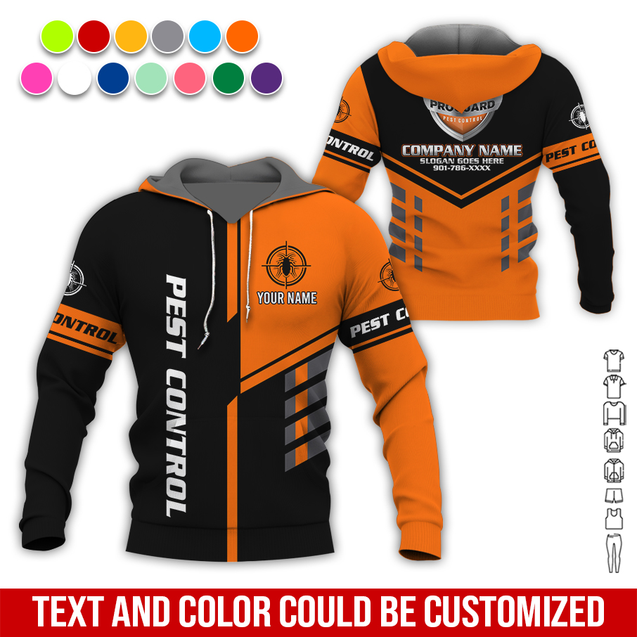 Custom Pest Control Service Best Uniform 3D Hoodie - photo 50