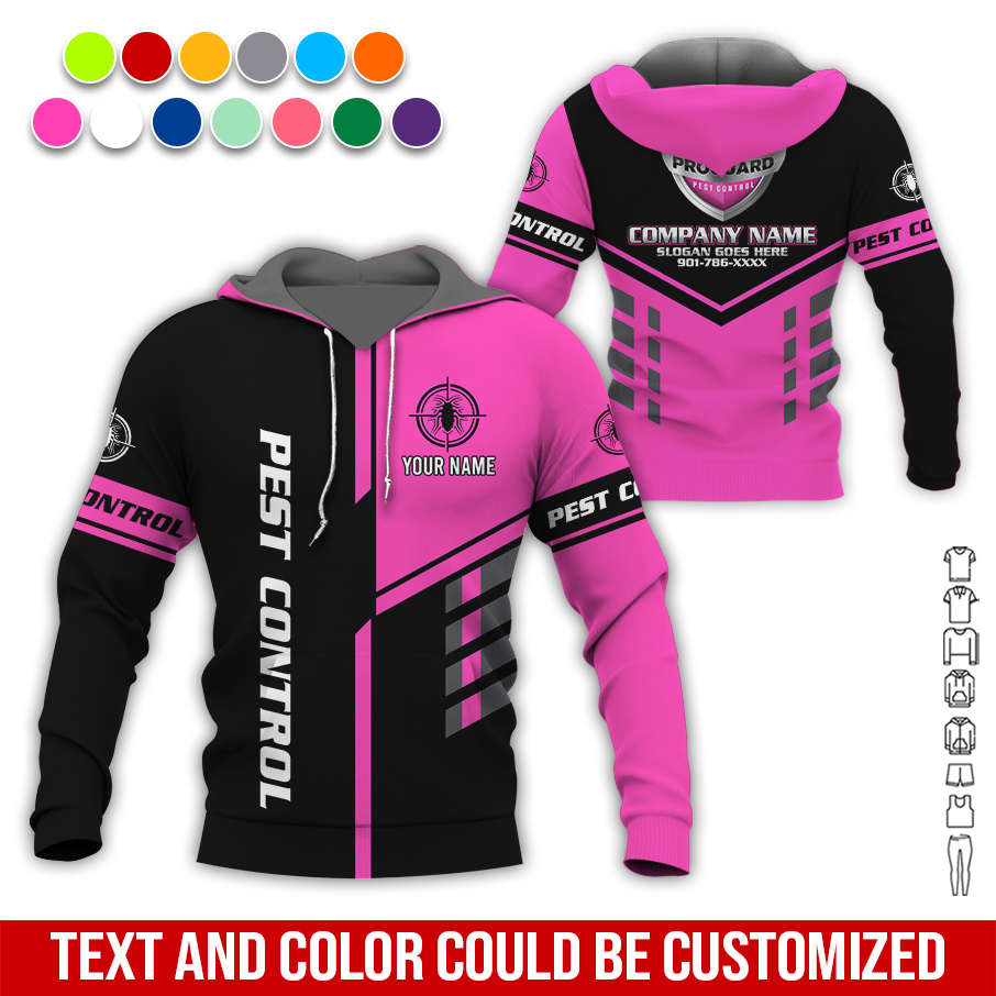 Custom Pest Control Service Best Uniform 3D Hoodie - photo 59