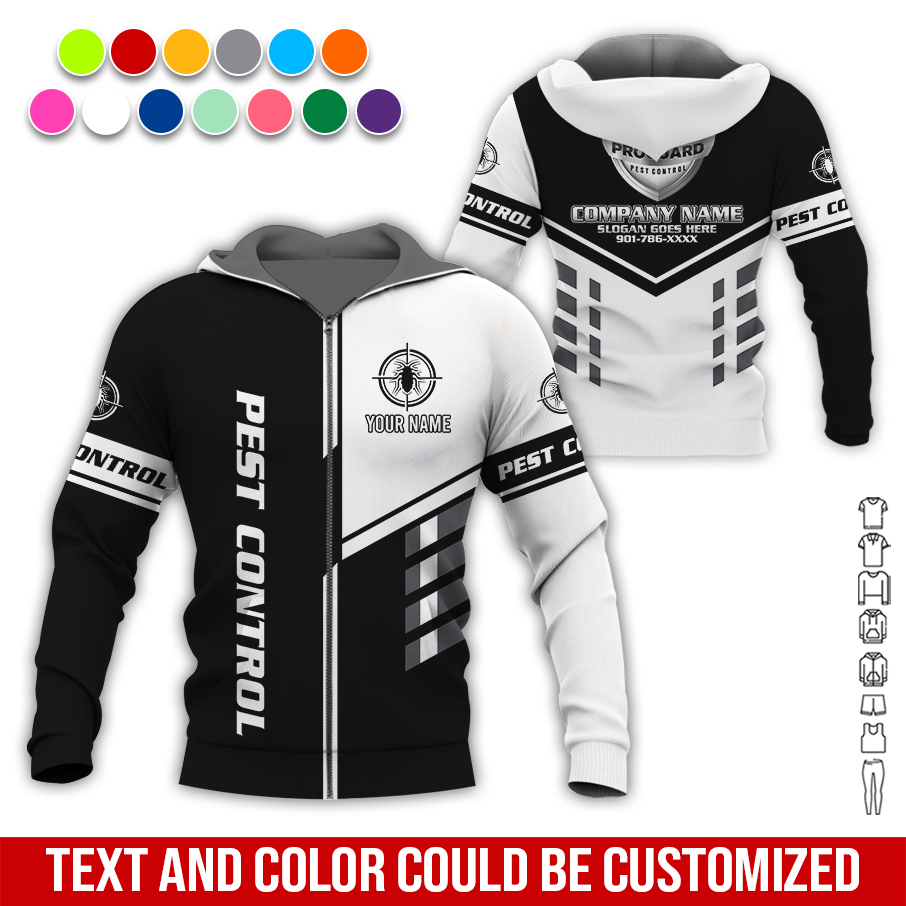 Custom Pest Control Service Best Uniform 3D Hoodie - photo 69