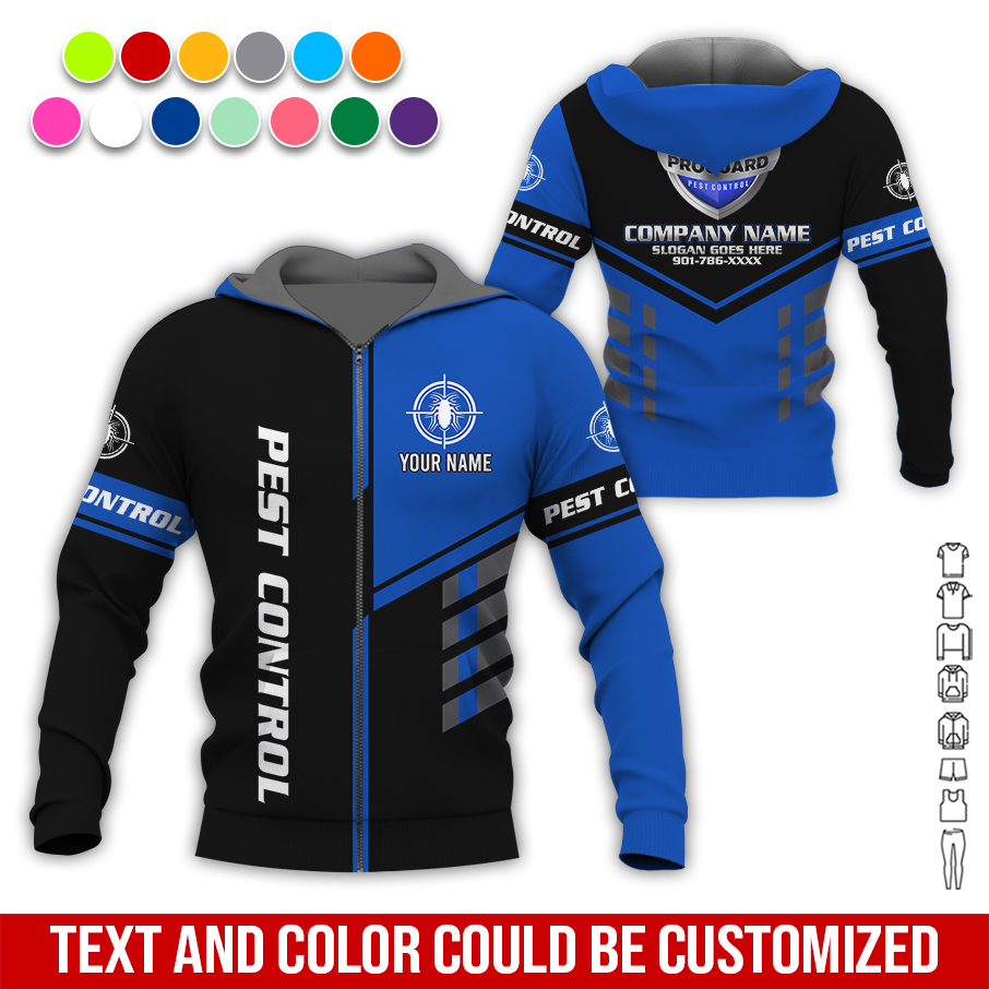 Custom Pest Control Service Best Uniform 3D Hoodie - photo 78