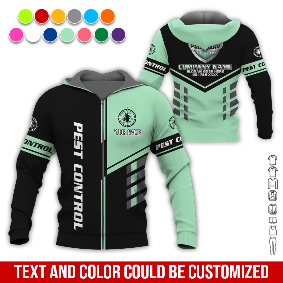 Custom Pest Control Service Best Uniform 3D Hoodie - photo 87