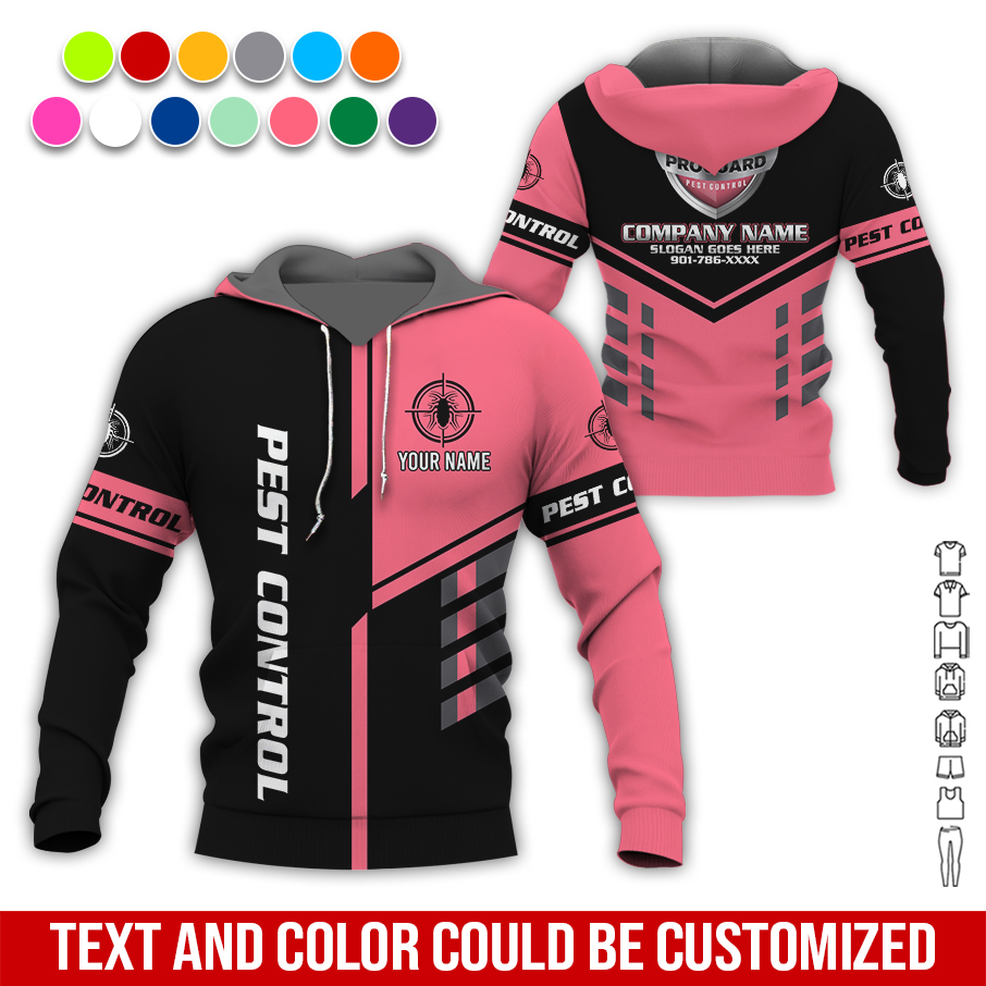 Custom Pest Control Service Best Uniform 3D Hoodie - photo 95