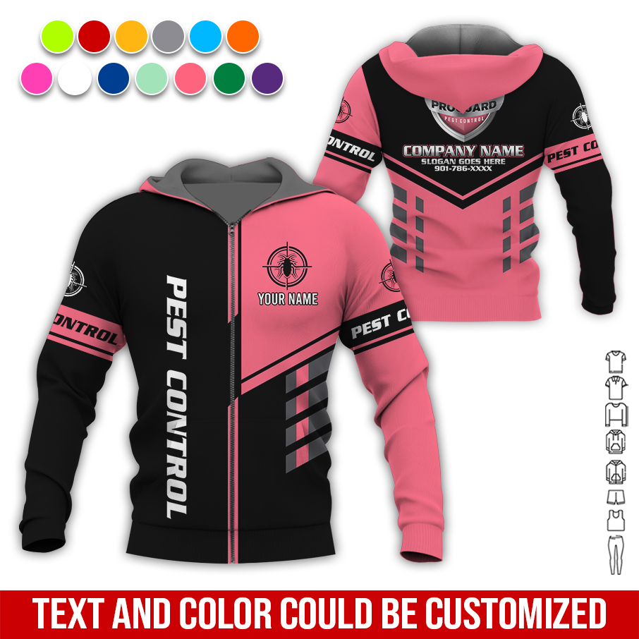 Custom Pest Control Service Best Uniform 3D Hoodie - photo 96