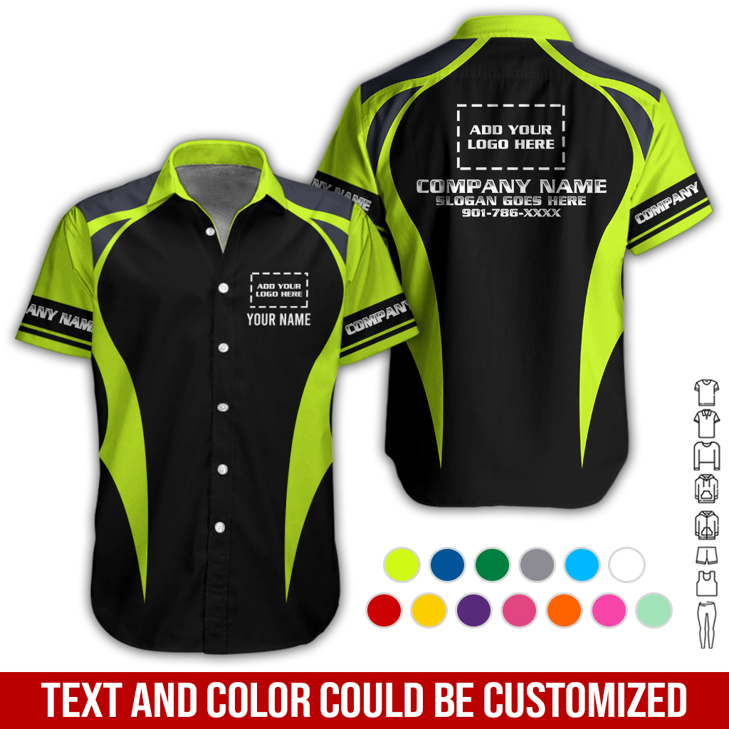 Custom Company Brand Uniform Shirt – Custom Name, - photo 3