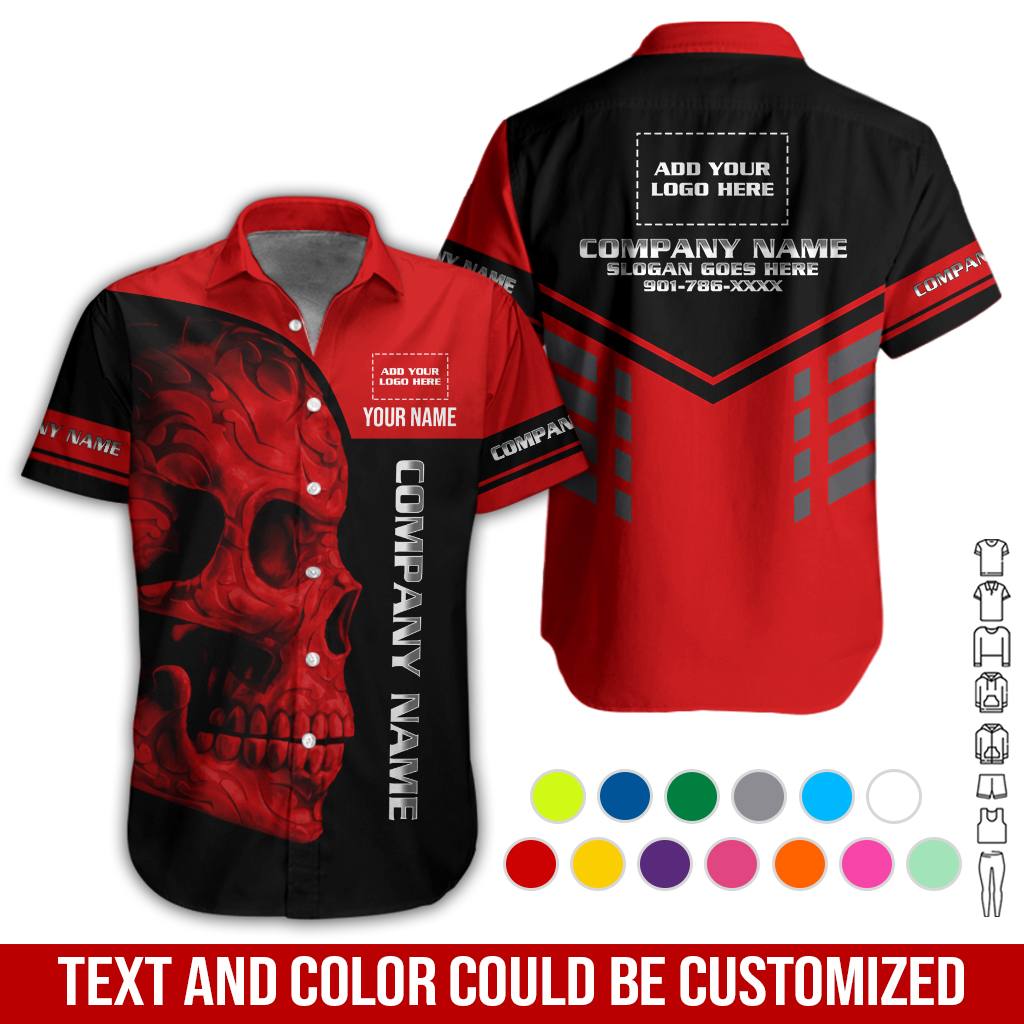 Custom Company Brand Uniform Shirt – Custom Name, - photo 12