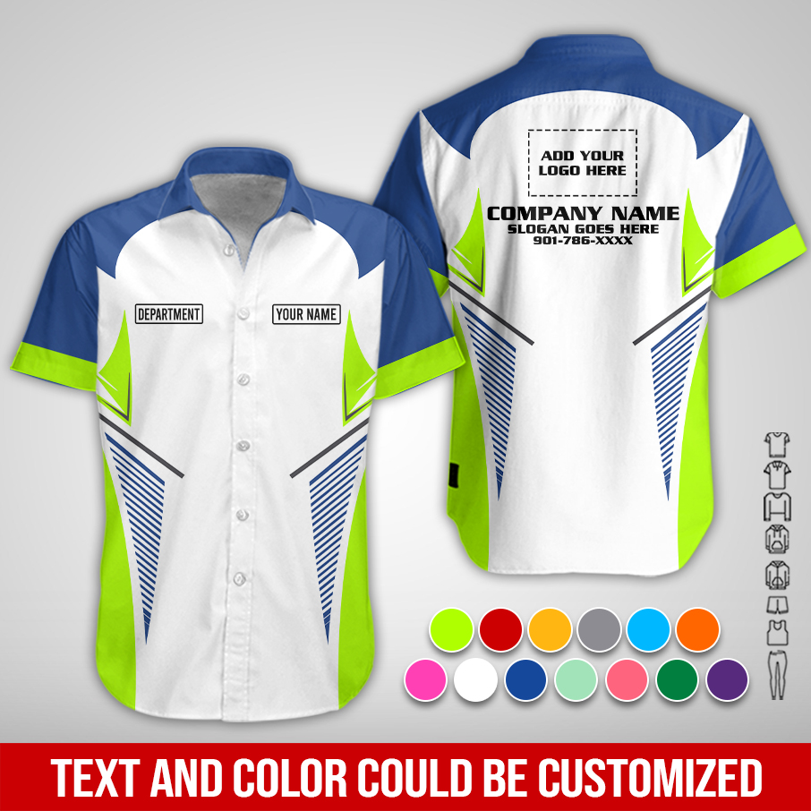 Custom Company Brand Uniform Shirt – Custom Name, - photo 3