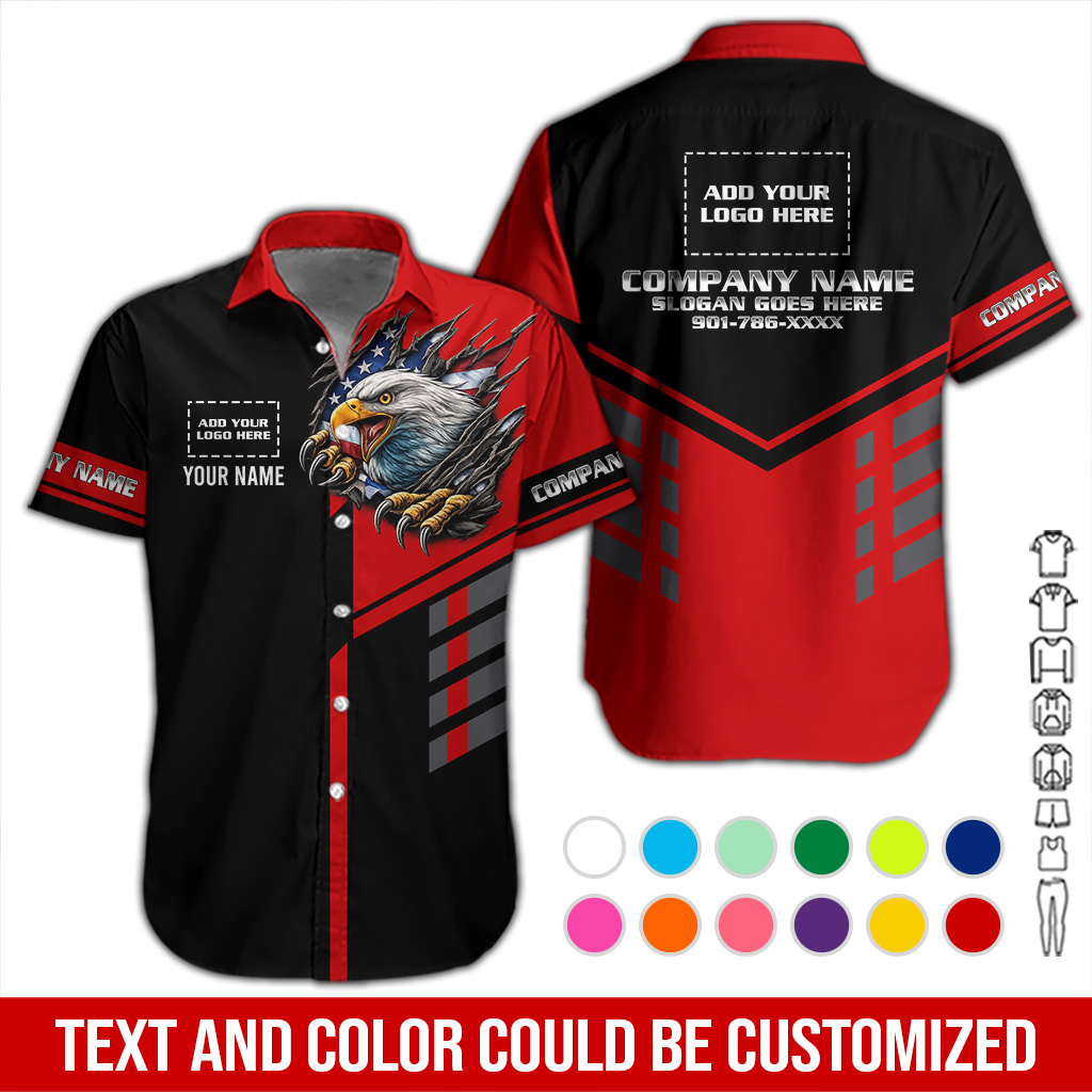 Custom Company Brand Uniform Shirt – Custom Name, - photo 16
