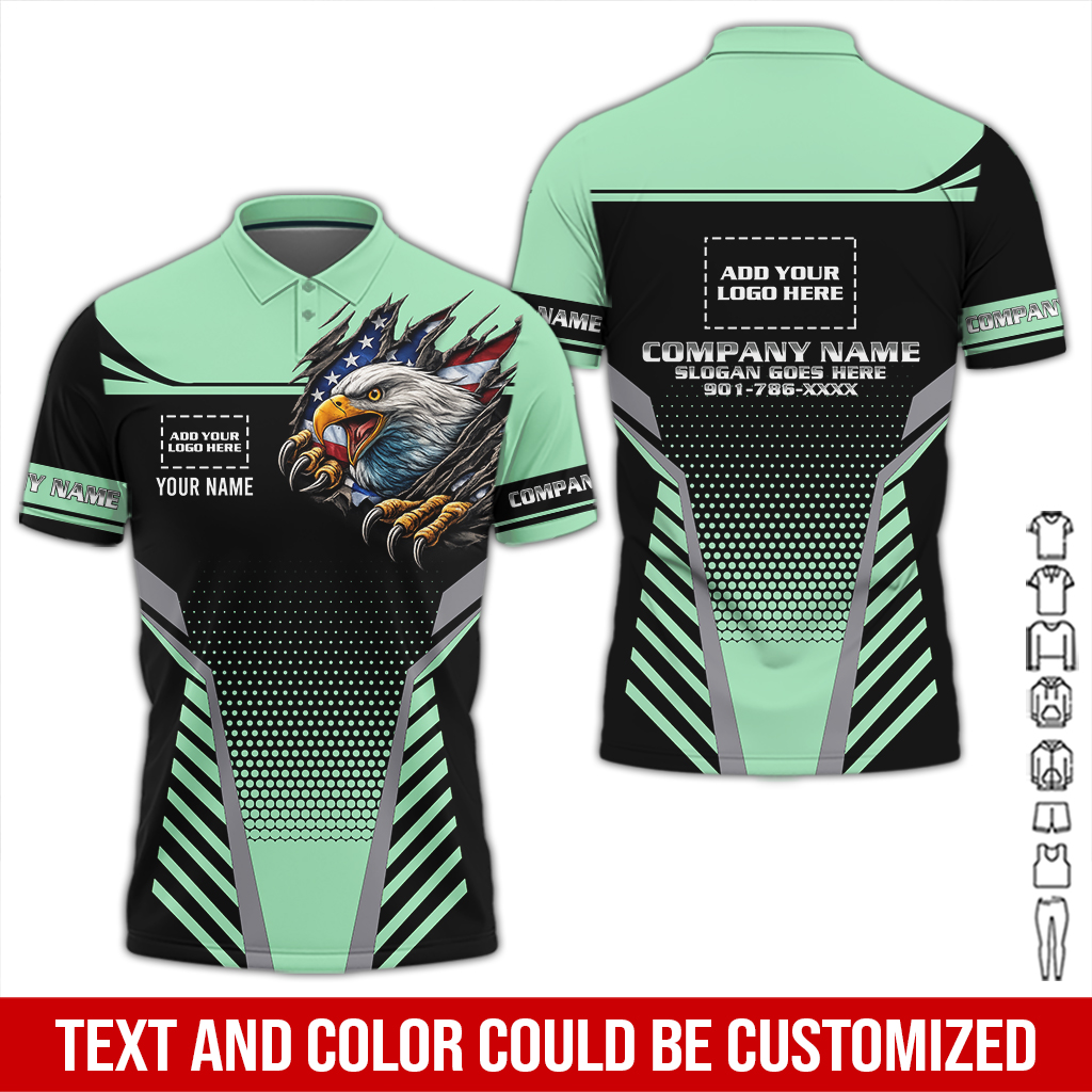 6203408-custom-company-brand-uniform-shirt-personalized-name-logo-colors-da116-119.jpg Custom Company Brand Uniform Shirt – Custom Name, - photo 119