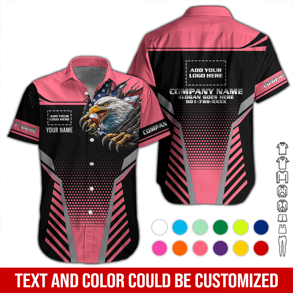 6203408-custom-company-brand-uniform-shirt-personalized-name-logo-colors-da116-133.jpg Custom Company Brand Uniform Shirt – Custom Name, - photo 133