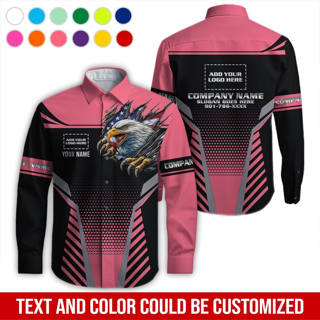 6203408-custom-company-brand-uniform-shirt-personalized-name-logo-colors-da116-137.jpg Custom Company Brand Uniform Shirt – Custom Name, - photo 137