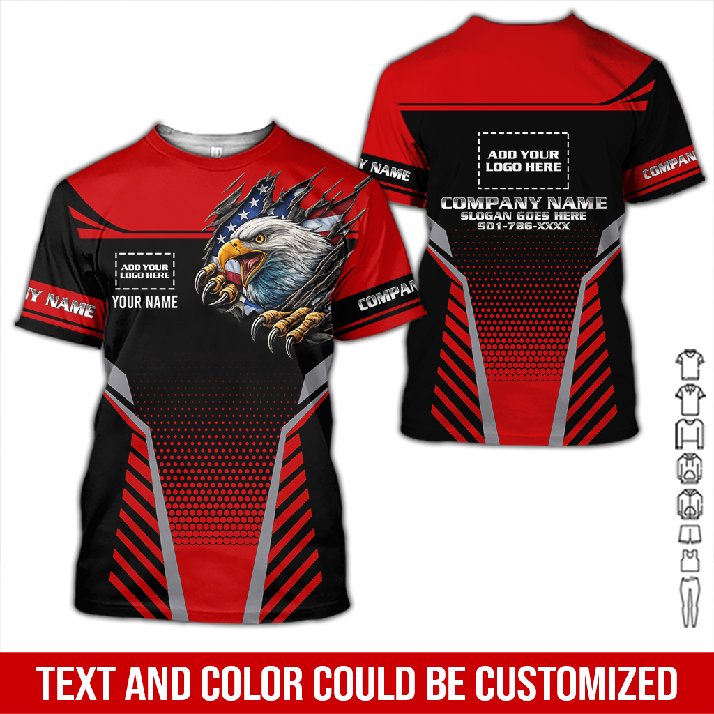 6203408-custom-company-brand-uniform-shirt-personalized-name-logo-colors-da116-14.jpg Custom Company Brand Uniform Shirt – Custom Name, - photo 14