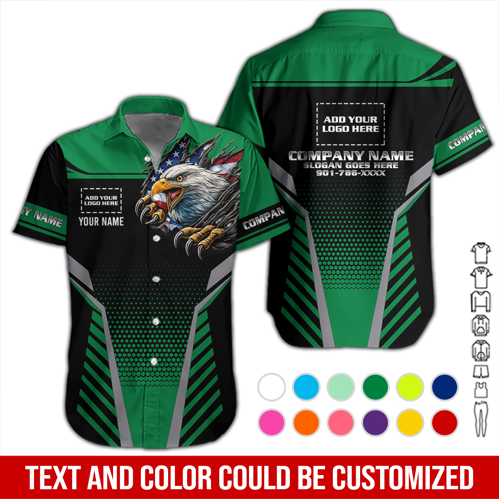 6203408-custom-company-brand-uniform-shirt-personalized-name-logo-colors-da116-146.jpg Custom Company Brand Uniform Shirt – Custom Name, - photo 146
