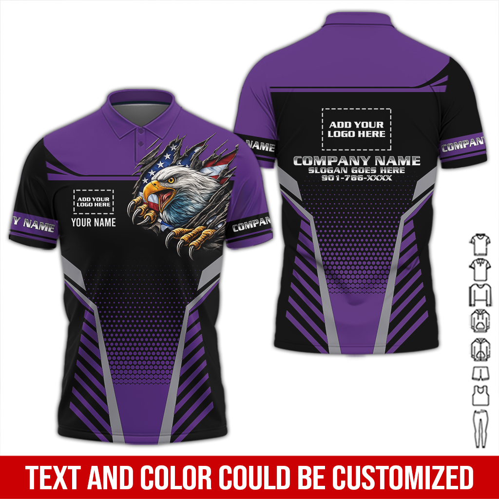 6203408-custom-company-brand-uniform-shirt-personalized-name-logo-colors-da116-158.jpg Custom Company Brand Uniform Shirt – Custom Name, - photo 158