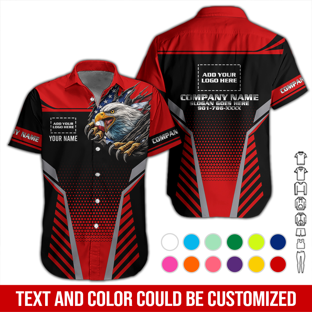 Custom Company Brand Uniform Shirt – Custom Name, - photo 16