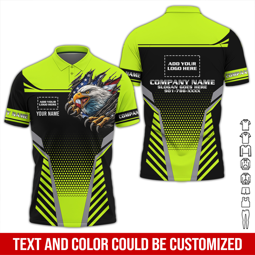 6203408-custom-company-brand-uniform-shirt-personalized-name-logo-colors-da116-2.jpg Custom Company Brand Uniform Shirt – Custom Name, - photo 2