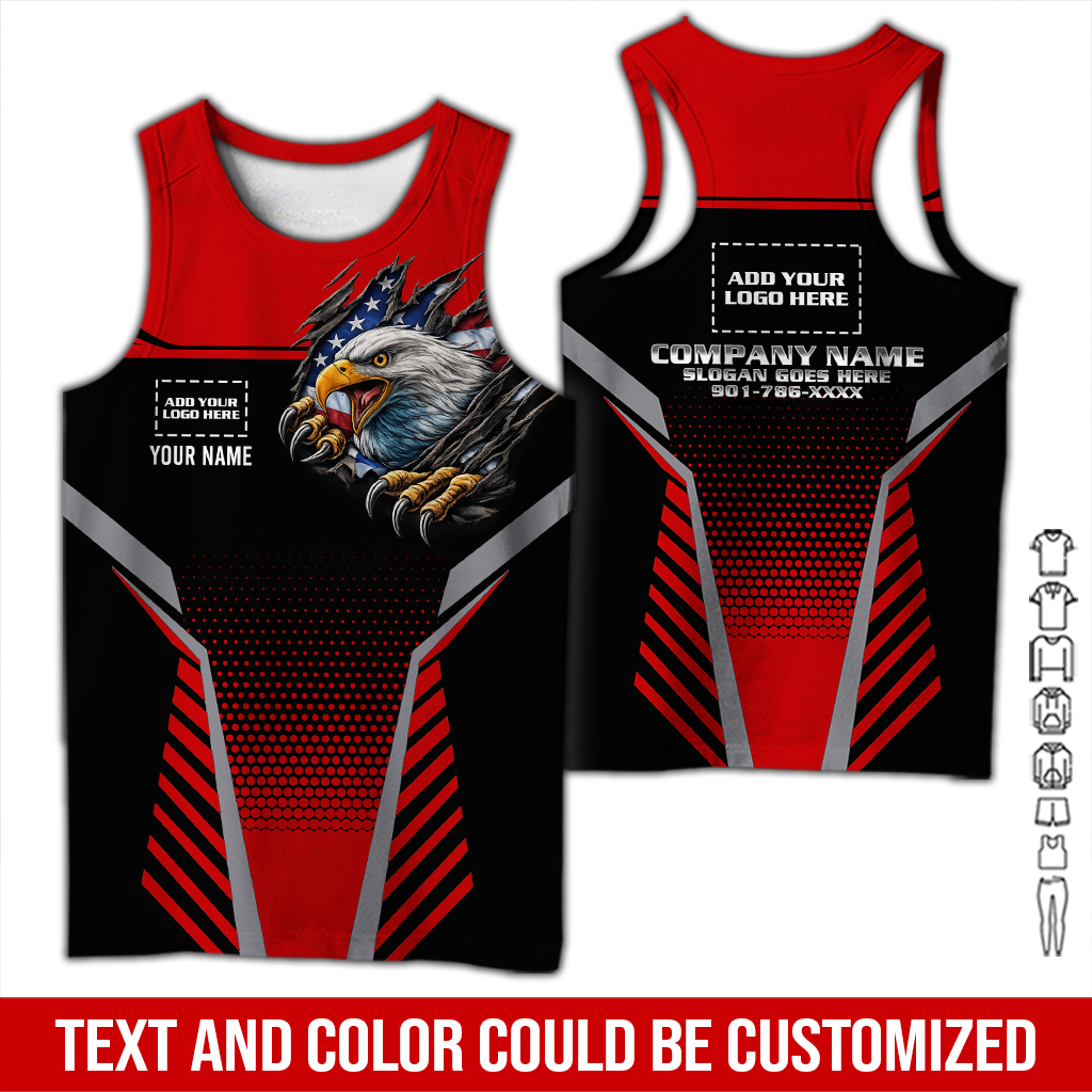 6203408-custom-company-brand-uniform-shirt-personalized-name-logo-colors-da116-21.jpg Custom Company Brand Uniform Shirt – Custom Name, - photo 21