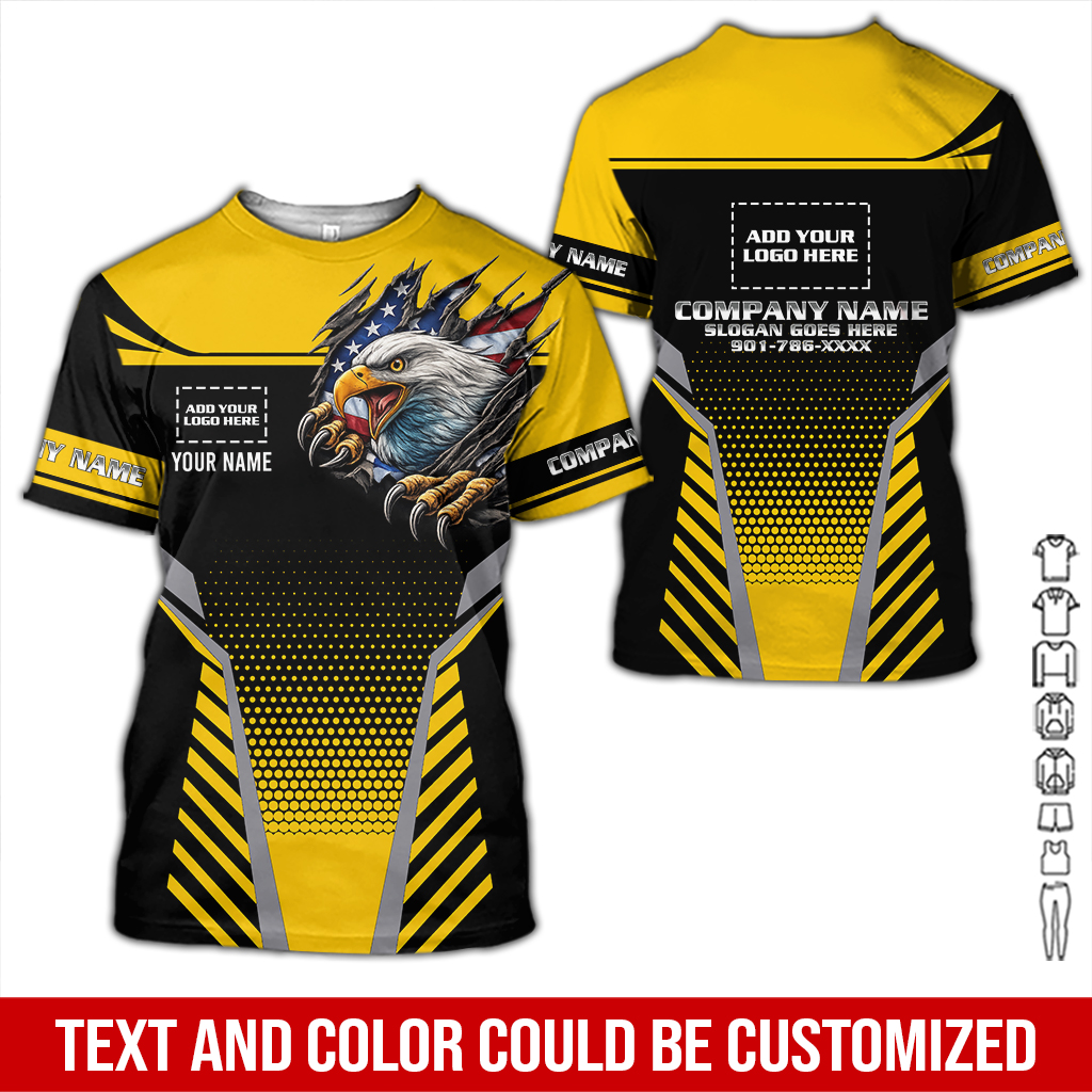 6203408-custom-company-brand-uniform-shirt-personalized-name-logo-colors-da116-27.jpg Custom Company Brand Uniform Shirt – Custom Name, - photo 27