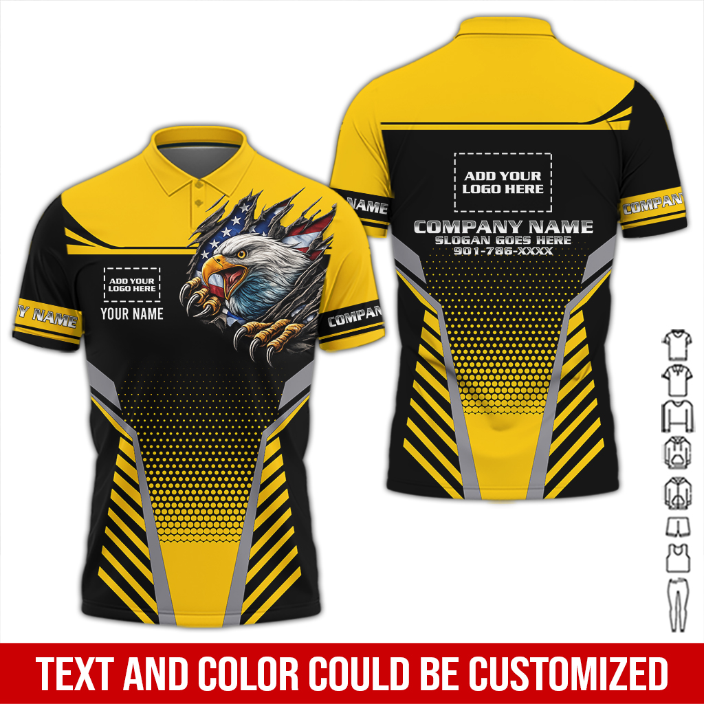 6203408-custom-company-brand-uniform-shirt-personalized-name-logo-colors-da116-28.jpg Custom Company Brand Uniform Shirt – Custom Name, - photo 28