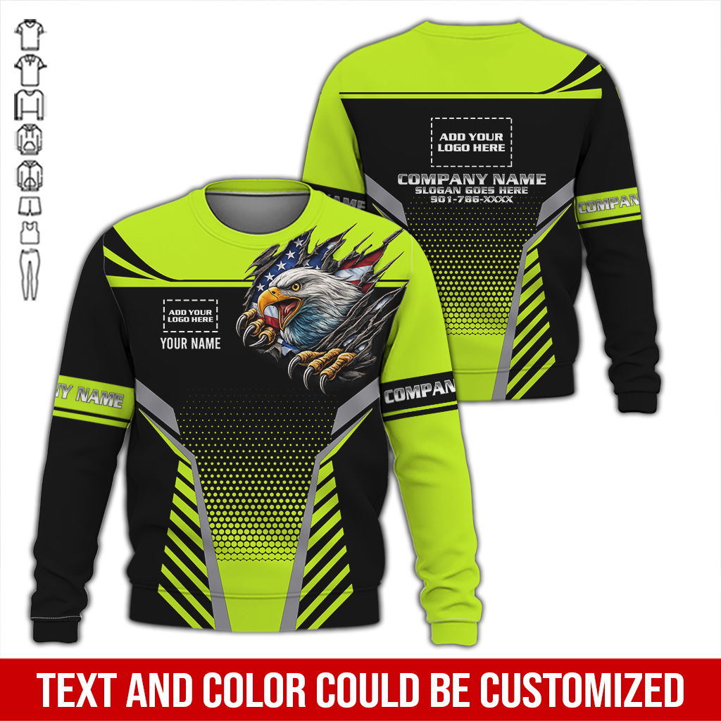 6203408-custom-company-brand-uniform-shirt-personalized-name-logo-colors-da116-4.jpg Custom Company Brand Uniform Shirt – Custom Name, - photo 4