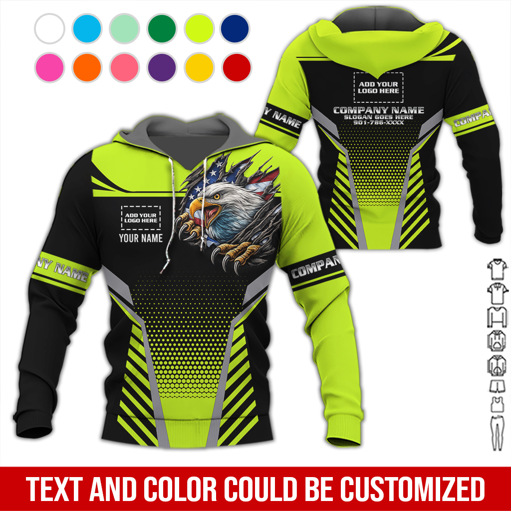 6203408-custom-company-brand-uniform-shirt-personalized-name-logo-colors-da116-5.jpg Custom Company Brand Uniform Shirt – Custom Name, - photo 5