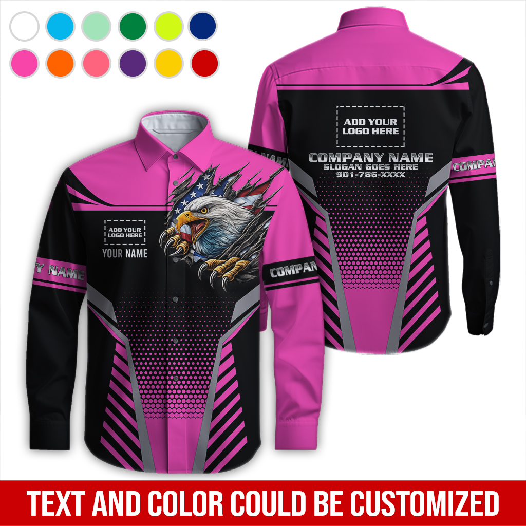 6203408-custom-company-brand-uniform-shirt-personalized-name-logo-colors-da116-85.jpg Custom Company Brand Uniform Shirt – Custom Name, - photo 85