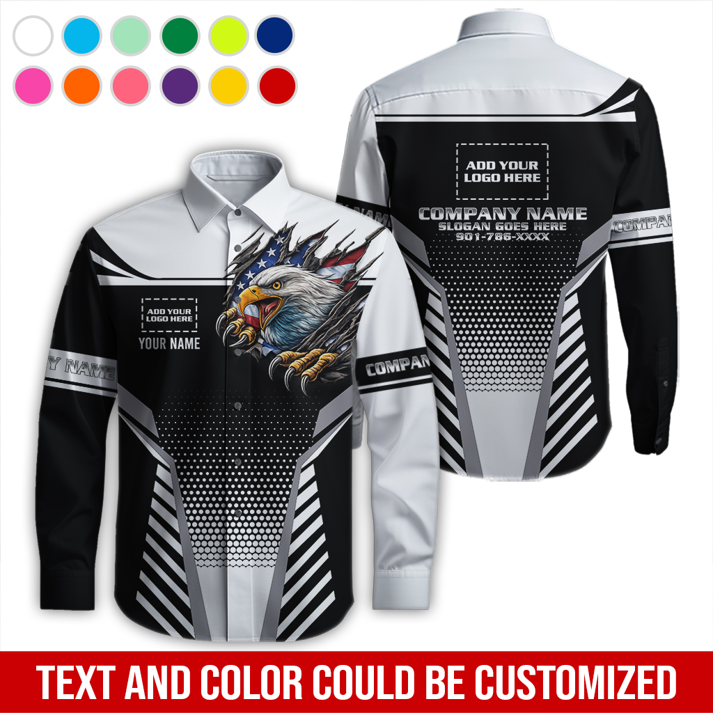 6203408-custom-company-brand-uniform-shirt-personalized-name-logo-colors-da116-98.jpg Custom Company Brand Uniform Shirt – Custom Name, - photo 98