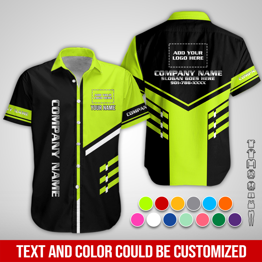 Custom Company Brand Uniform Shirt – Custom Name, - photo 3