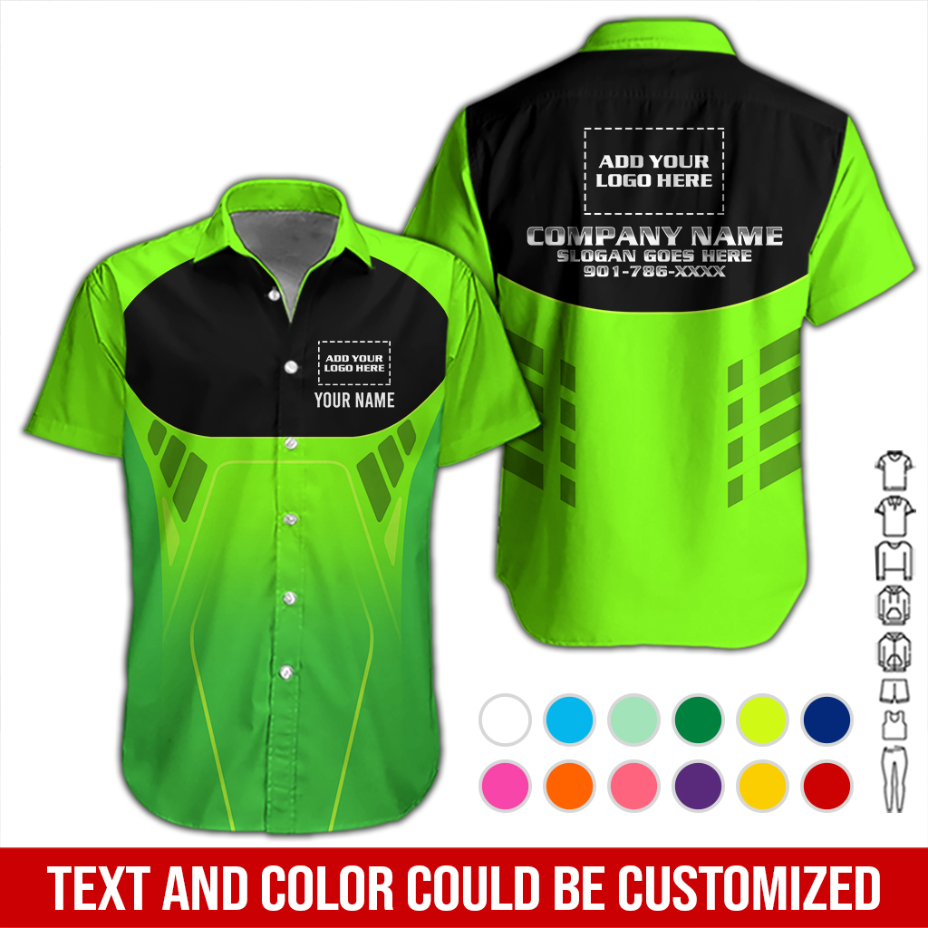 Custom Company Brand Uniform Shirt – Custom Name, - photo 3