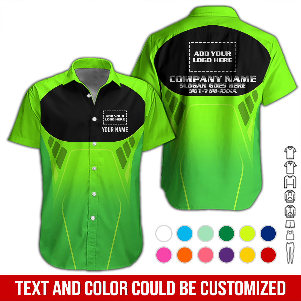 Custom Company Brand Uniform Shirt – Custom Name, - photo 3