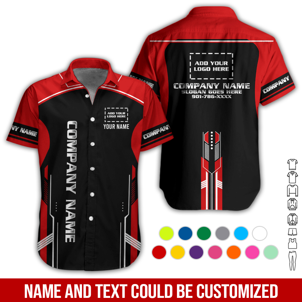 Custom Company Brand Uniform Shirt – Custom Name, - photo 12