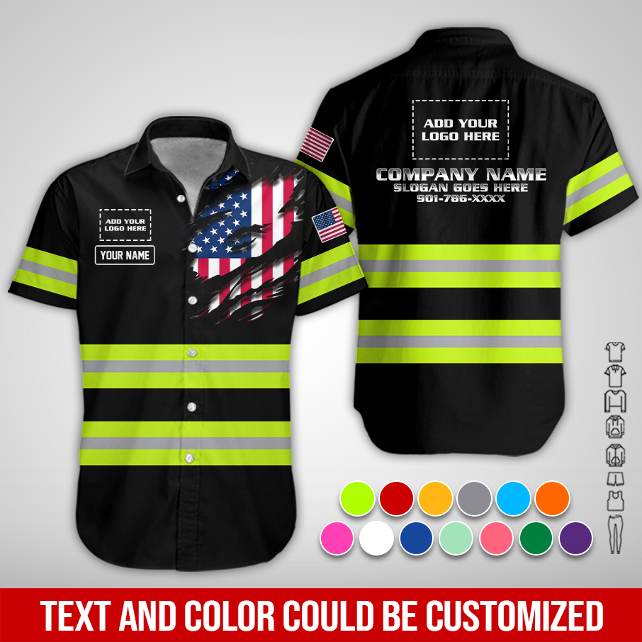 Custom Company Brand Uniform Shirt – Custom Name, - photo 3