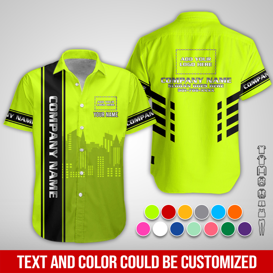 Custom Company Brand Uniform Shirt – Custom Name, - photo 3