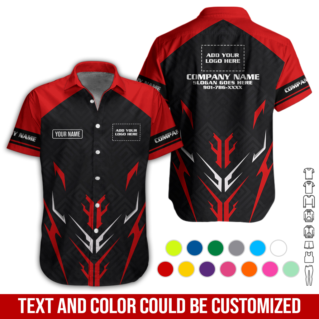 Custom Company Brand Uniform Shirt – Custom Name, - photo 12