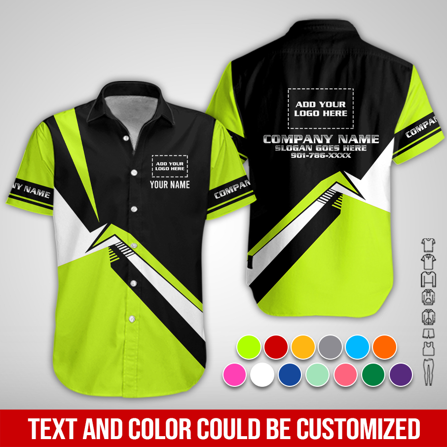 Custom Company Brand Uniform Shirt – Custom Name, - photo 3