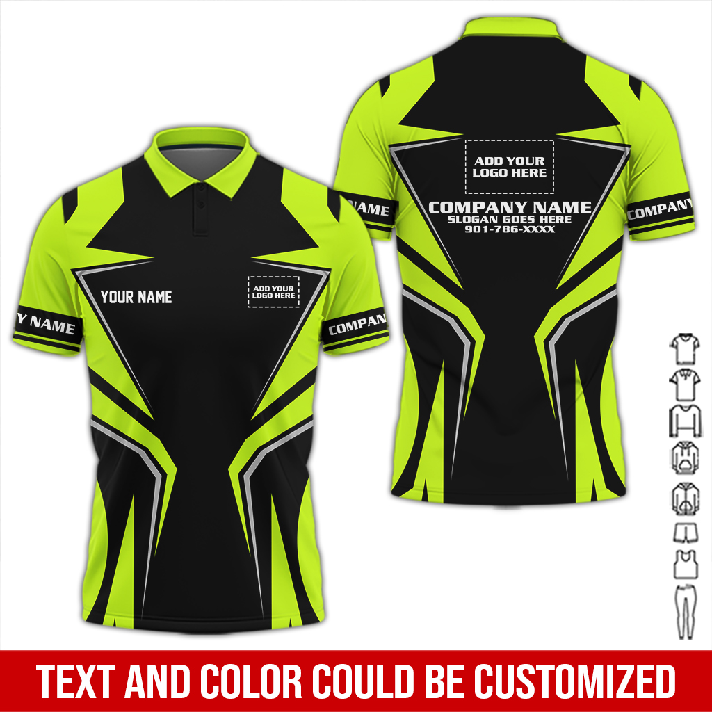 6215814-custom-company-brand-uniform-shirt-personalized-name-logo-colors-da129-2.jpg Custom Company Brand Uniform Shirt – Custom Name, - photo 2