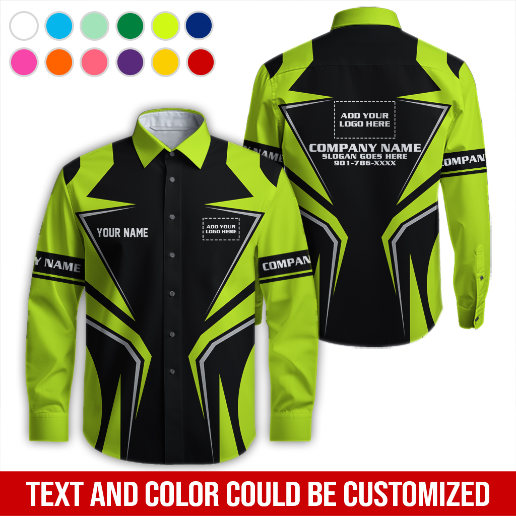 6215814-custom-company-brand-uniform-shirt-personalized-name-logo-colors-da129-7.jpg Custom Company Brand Uniform Shirt – Custom Name, - photo 7