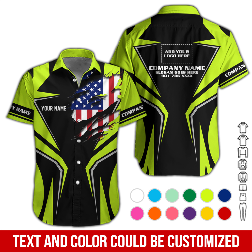 Custom Company Brand Uniform Shirt – Custom Name, - photo 3