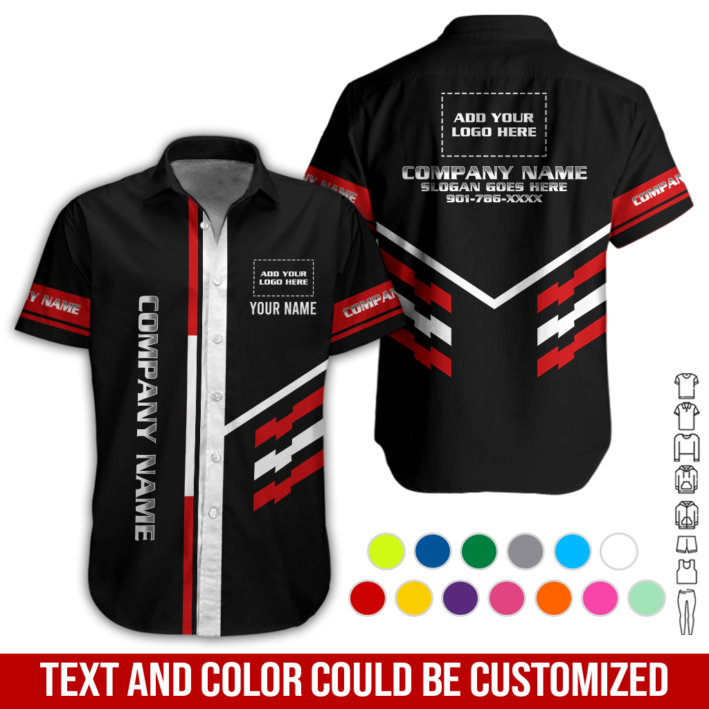Custom Company Brand Uniform Shirt – Custom Name, - photo 12