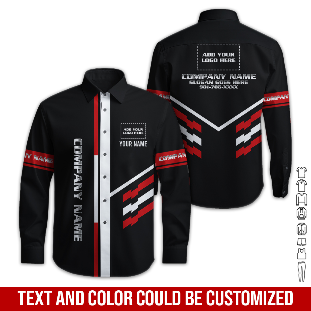 6216925-custom-company-brand-uniform-shirt-personalized-name-logo-colors-gl270-16.jpg Custom Company Brand Uniform Shirt – Custom Name, - photo 16