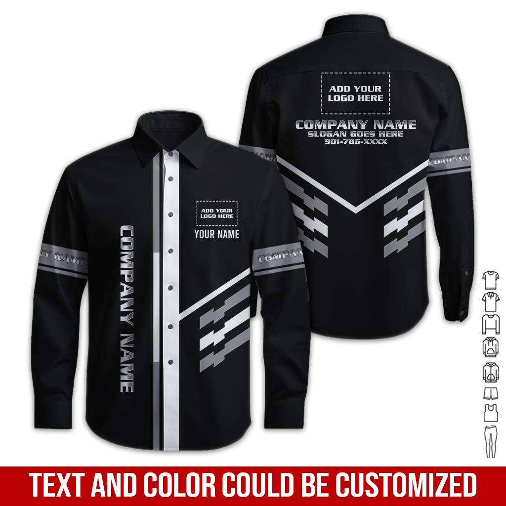 6216925-custom-company-brand-uniform-shirt-personalized-name-logo-colors-gl270-34.jpg Custom Company Brand Uniform Shirt – Custom Name, - photo 34
