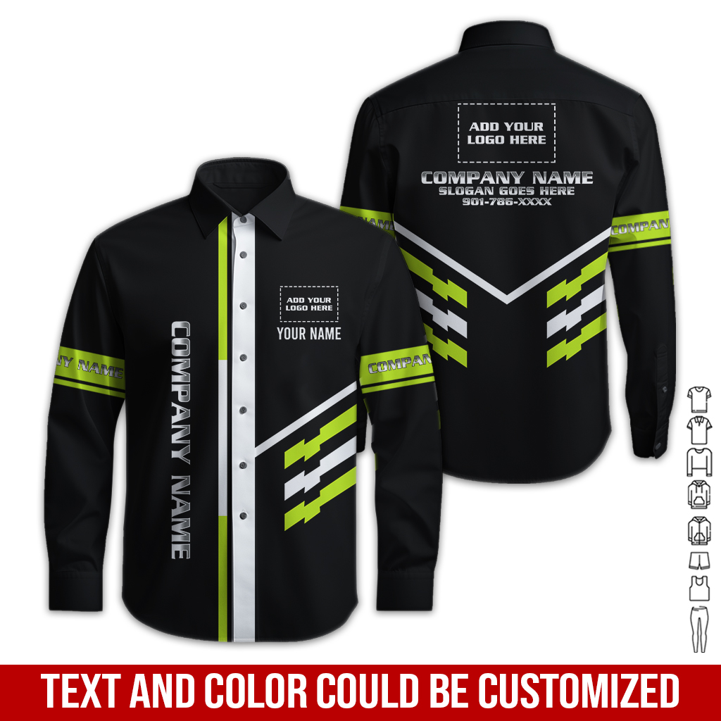 6216925-custom-company-brand-uniform-shirt-personalized-name-logo-colors-gl270-7.jpg Custom Company Brand Uniform Shirt – Custom Name, - photo 7