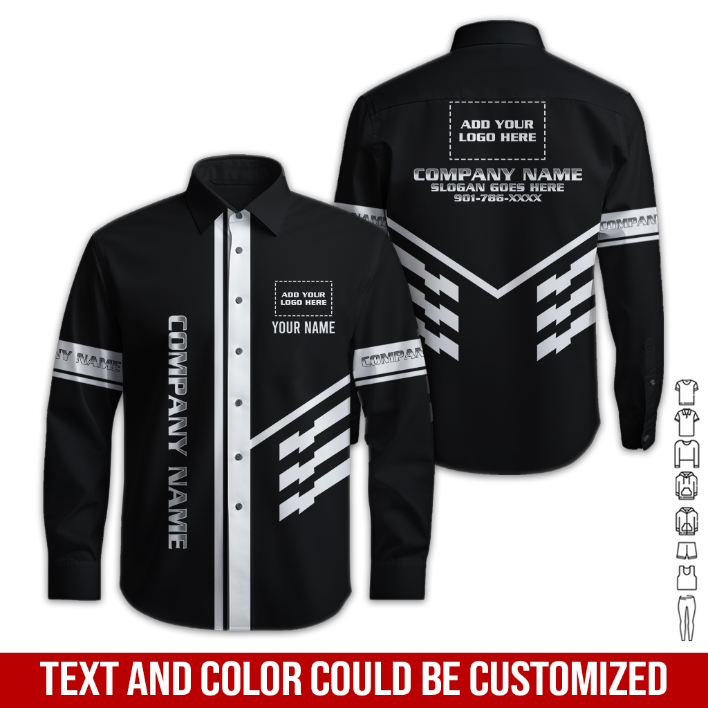 6216925-custom-company-brand-uniform-shirt-personalized-name-logo-colors-gl270-70.jpg Custom Company Brand Uniform Shirt – Custom Name, - photo 70
